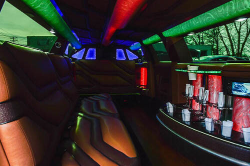 inside of our jet door limo