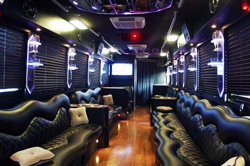 limo-style interior